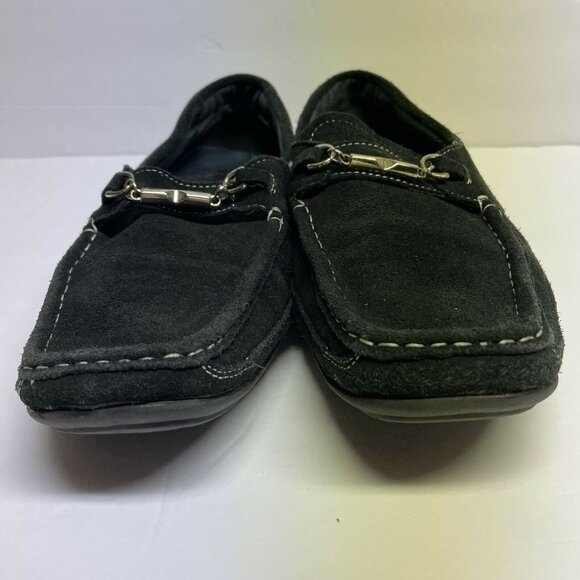 LA Milano Black Leather Loafer step in Men's Boat Shoes Leather Italy Collection - Picture 4 of 7